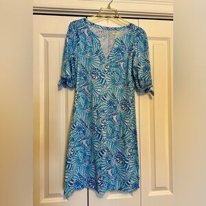 Lilly Pulitzer Blue and White Mini Dress